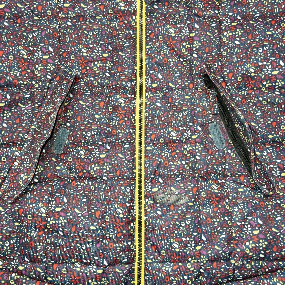 NIKE 6.0 VASHI SNOWBORDING‎ HOODED DOWN JACKET MULTICOLOR WOMENS MEDIUM SKI